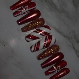 Christmas Press On Nails
